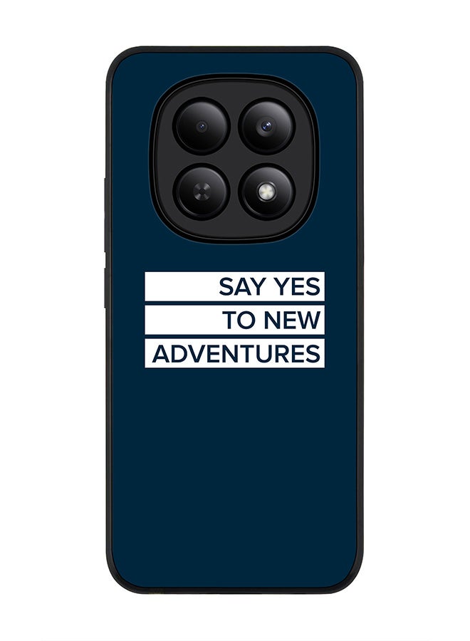 For Xiaomi Redmi Note 15 4G Case,Slim fit Camera Protection, Shockproof Thin Phone cover  - Say yes to new adventures