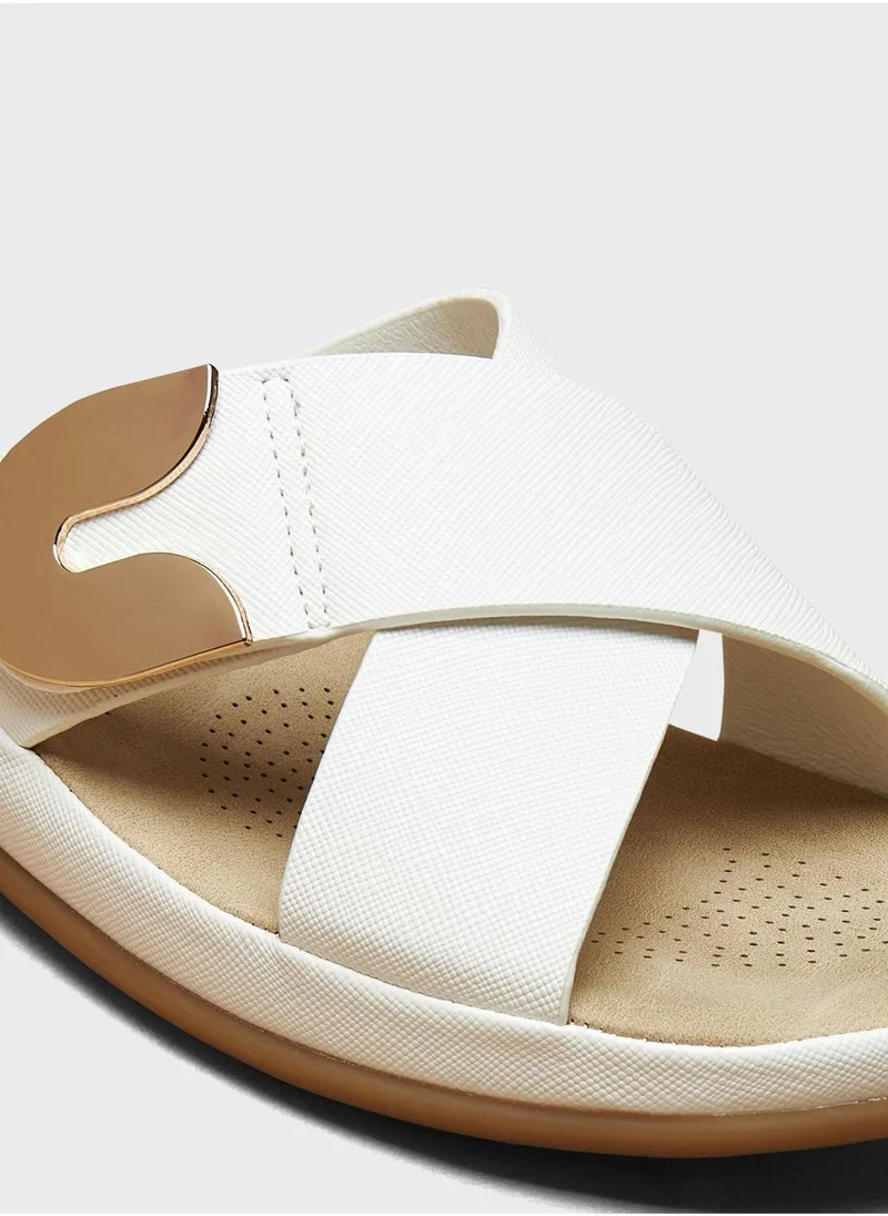 Le Confort X Strap Wedge Sandals