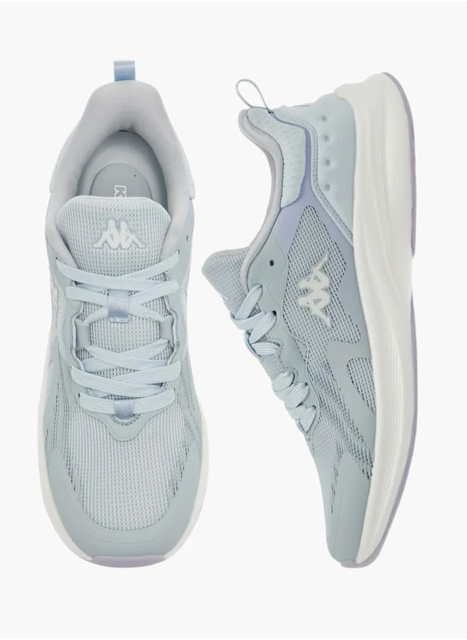 Kappa Women's Mesh Textured Sports Shoes with Lace-Up Closure