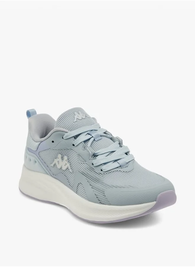 Kappa Women's Mesh Textured Sports Shoes with Lace-Up Closure