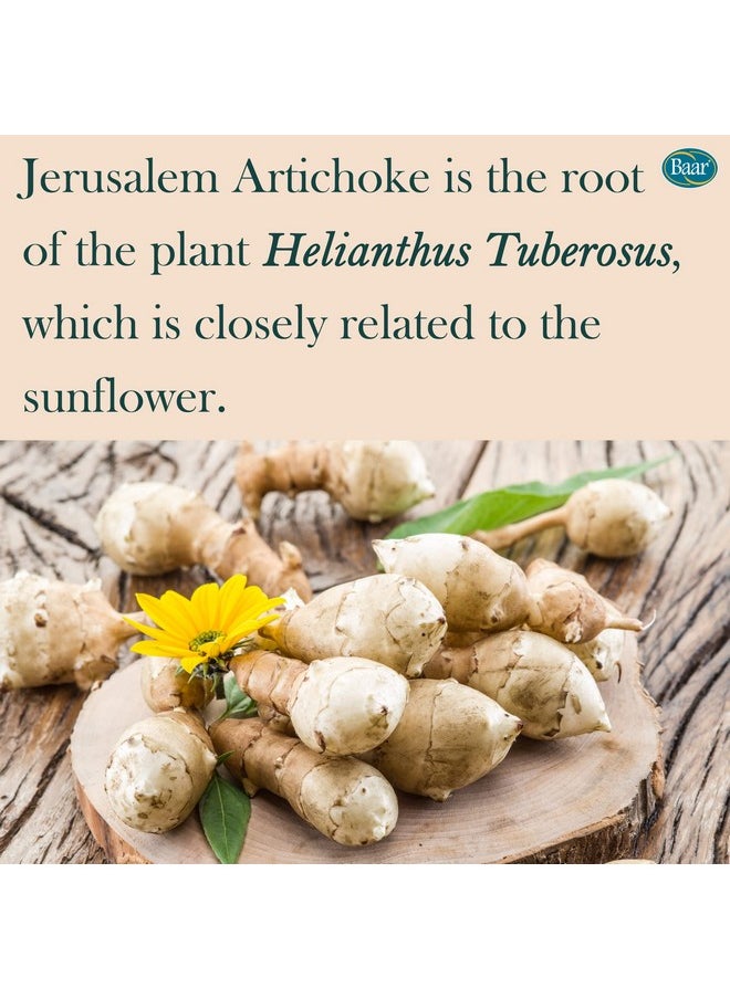 baar Organic Jerusalem Artichoke 320 Mg 100 Capsules  - Image 5