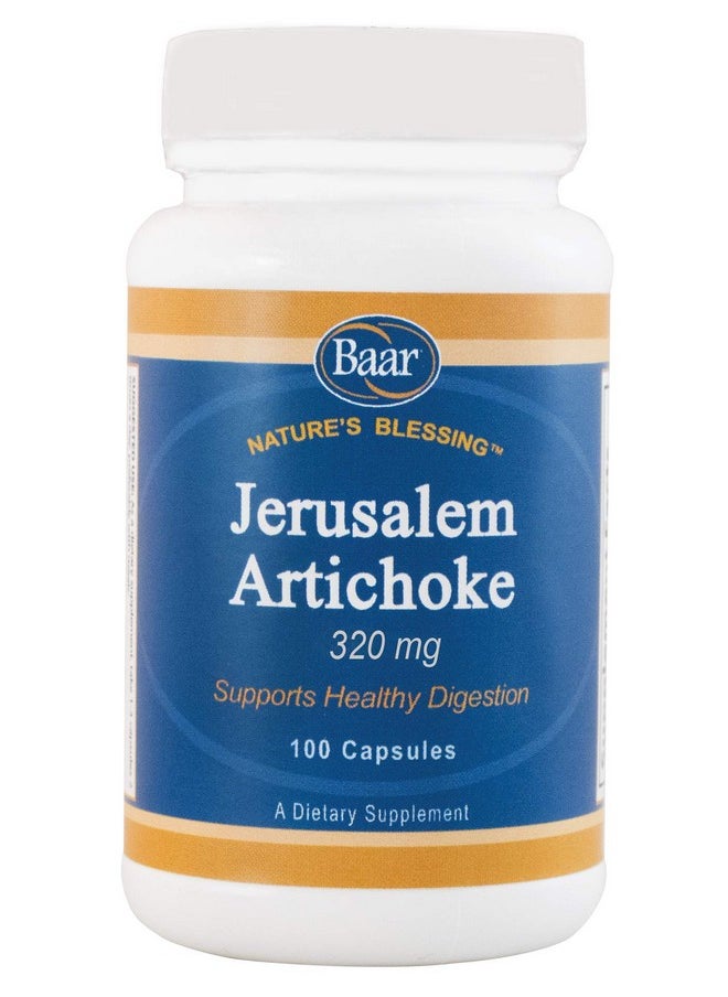 baar Organic Jerusalem Artichoke 320 Mg 100 Capsules  - Image 2