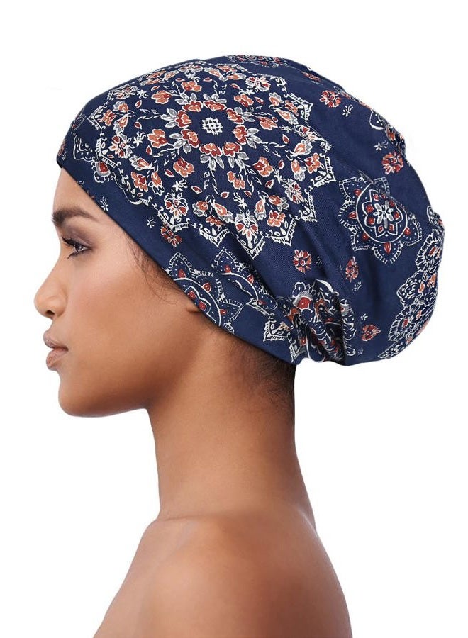 Alnorm Head Coverings for Women with Thin Hair Slip-on Satin Cap Sleep Gift - Image 3