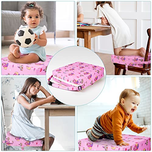 KOXUIUF Toddler Booster Seat for kitchen chair Dining Table, Washable Thick Strong Support Portable Booster Chair for Toddlers Eating, Easy Cleaning Booster Seat Cushion Detachable with Adjustable Straps - Image 5