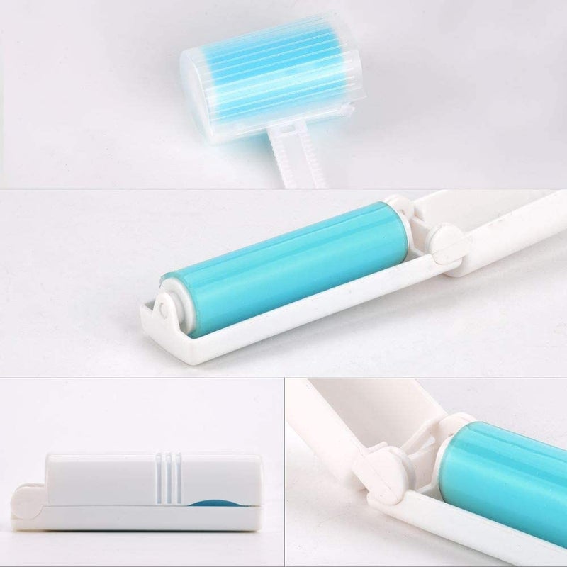 NUOBUT Sticky Lint Roller 3 Pack, Reusable Washable Lint Roller Pet Hair Remover Include Large and Small Size Cleaner for Clothes, Pet Hairs, Carseats - Image 5
