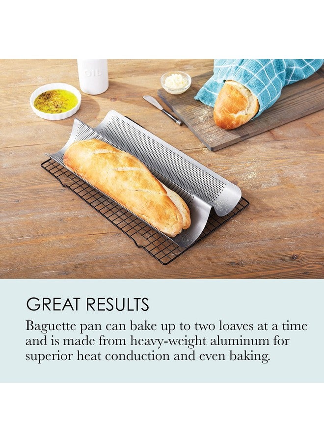 chicago metallic Chicago Metallic Commercial II Non-Stick Perforated French Bread Pan, Perfect for creating a crisp, golden-brown crust, - Image 3
