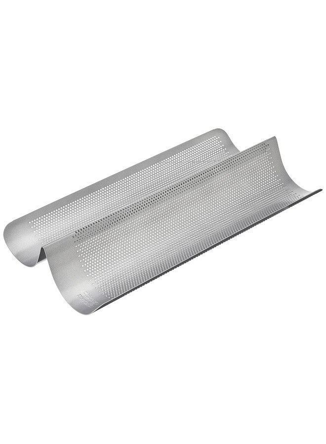chicago metallic Chicago Metallic Commercial II Non-Stick Perforated French Bread Pan, Perfect for creating a crisp, golden-brown crust, - Image 1