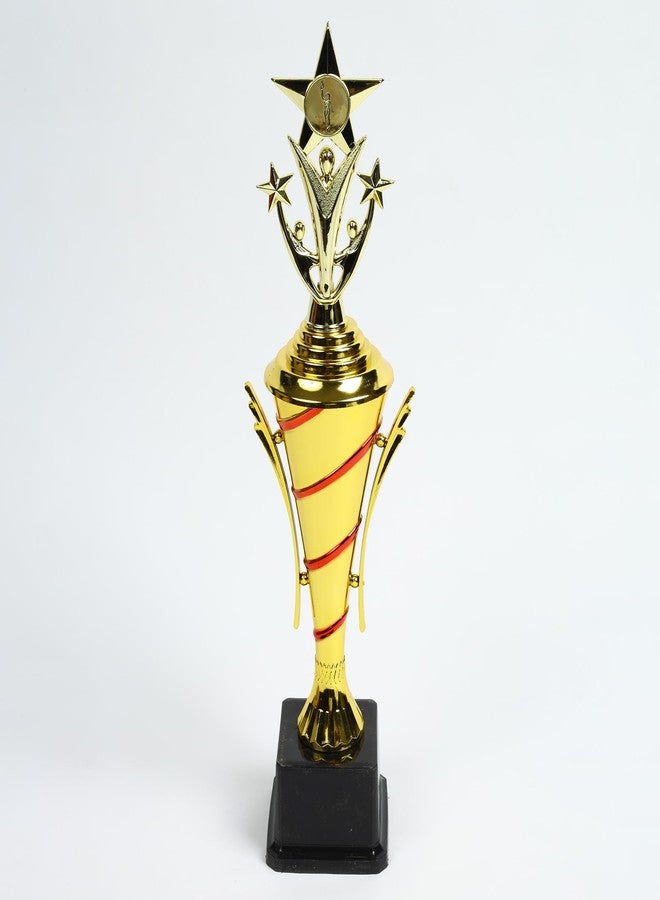 Artright Red Pillar Trophy, 40cm Gold Winner Champion Award for Sports and Events, 42x8x8cm - Image 5