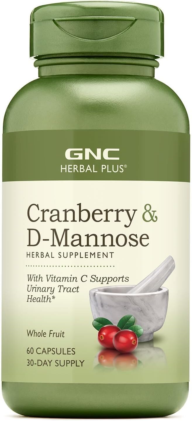 GNC Herbal Plus Cranberry DMannose 60 capsules - Image 1