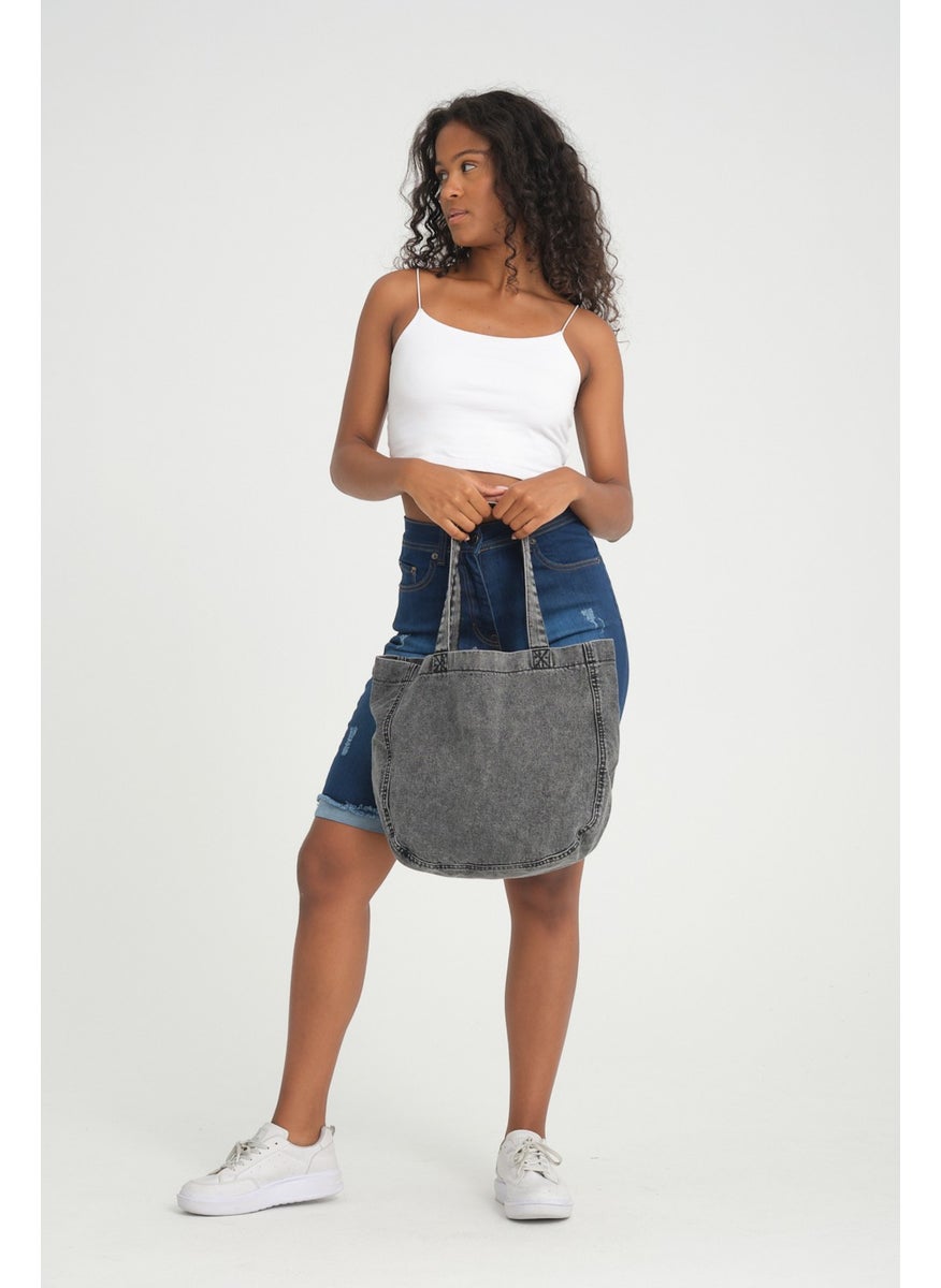 Era Lisa - Women's Hand Shoulder Denim Bag - Image 1