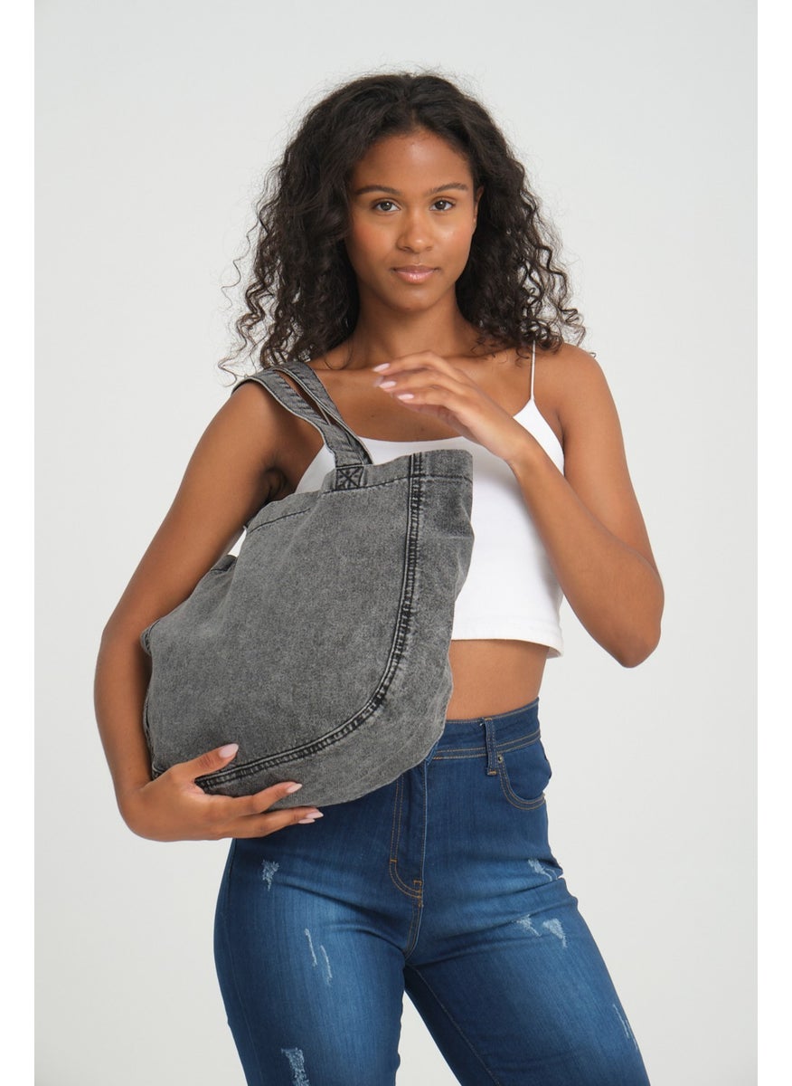 Era Lisa - Women's Hand Shoulder Denim Bag - Image 1