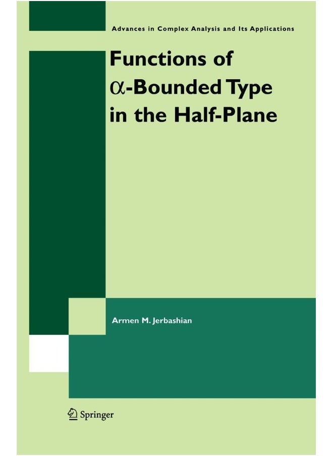 Functions of a-Bounded Type in the Half-Plane 