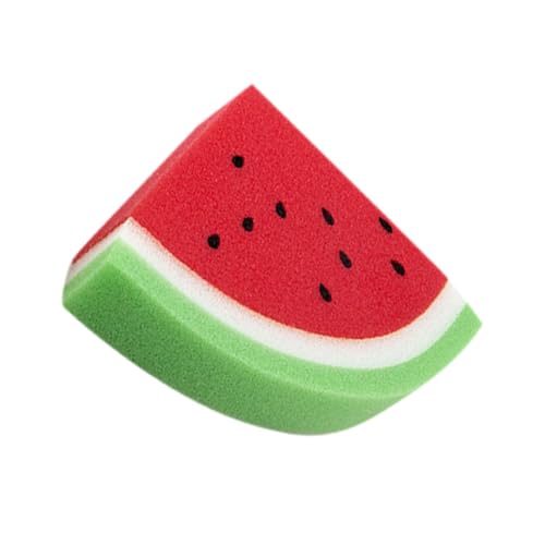 BabyMoo Sliced Fruit Shaped Multicolour 2 Pk Cleaning Soft Shower Bath Sponge (0-36 Month) - Image 3