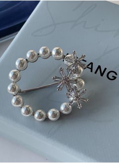 Personalized And Fashionable Shell Bead Snow Ring Brooch - pzsku/ZF51610EB452931AF4AEAZ/45/_/1734684994/9a368430-e9a2-4fa2-b11f-22a84ea0b233