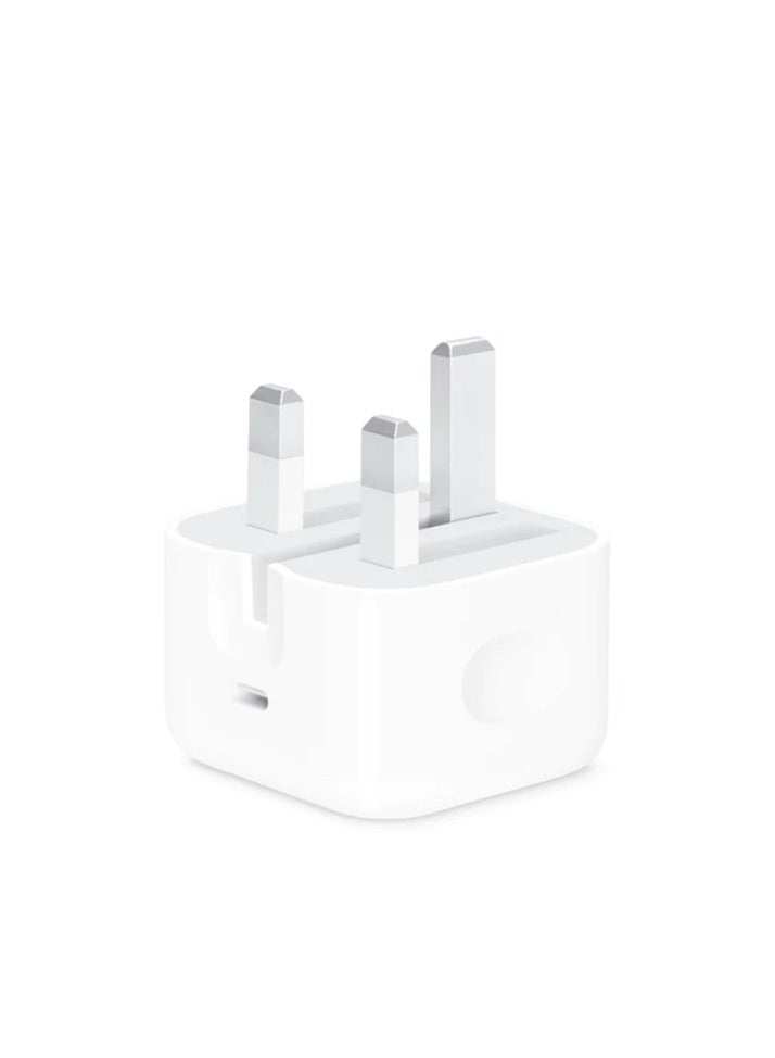 20W Adapter White With Usb-C Cable - White  - Image 4