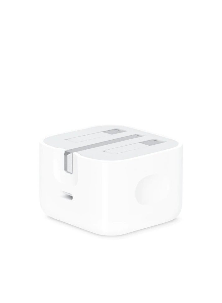 20W Adapter White With Usb-C Cable - White  - Image 5