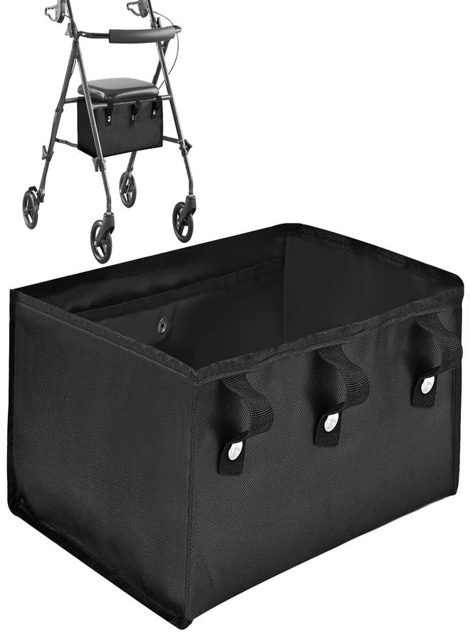 Cejiuga Under Seat Rollator Bag, Premium Walker Basket for Four Wheel Rollator, Walker Bags for Rolling Walker, Drive Rollator Accessories for Seniors, Storage Ipad, Books, and Essentials - Image 1