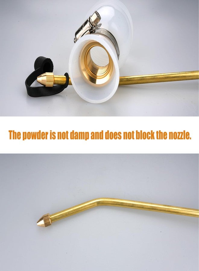Business King منفاخ مسحوق، فوهة مسحوق يدوي، موزع مسحوق مع أنبوب نحاسي طويل، وموزع حديقة للاستخدام الداخلي والخارجي المتعدد الأغراض - Image 4