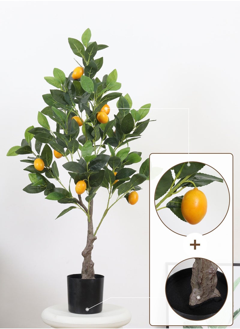 Viden The simulated plant 90cm lemon tree lights up every frame of life, requires no care, saves worry, and adapts to various scenes  - Image 4