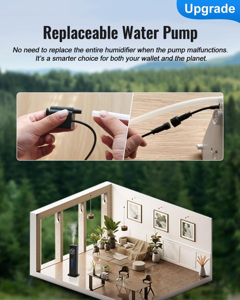 Lacidoll Replacement Water Pump for Humidifiers - Universal Fit Pump Compatible with Multiple Models Including J19, 2303, J39, 2106 - Image 2