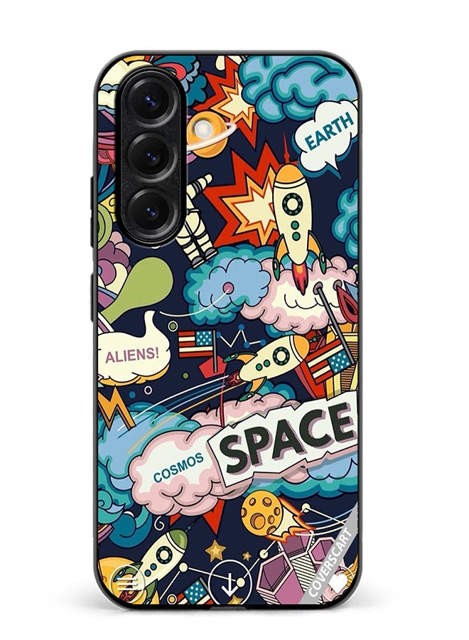 VR CREATIVE Protective Case Cover For Samsung Galaxy S25 Space Design Multicolour