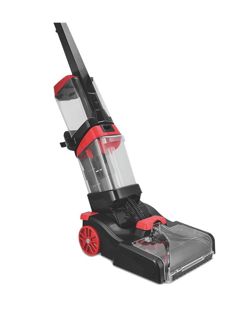 DSP 2-in-1 Upright Carpet Washer & Hard Floor Cleaner, 18KPA Suction, 800W Motor, Brush & Heat Technology, Powerful Vacuum Cleaner, 800RPM, Black & Red  - Image 5