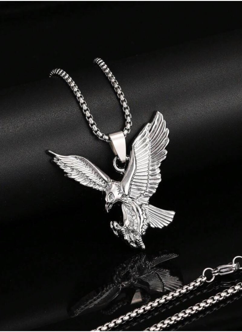 JewelryEveryday Silver Stainless Steel Necklace For Men Size 60cm  - Image 3
