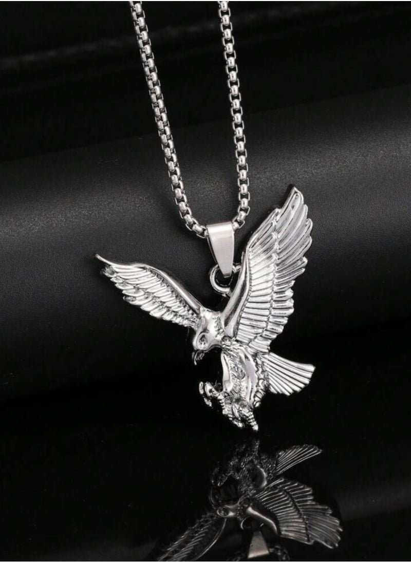 JewelryEveryday Silver Stainless Steel Necklace For Men Size 60cm  - Image 1