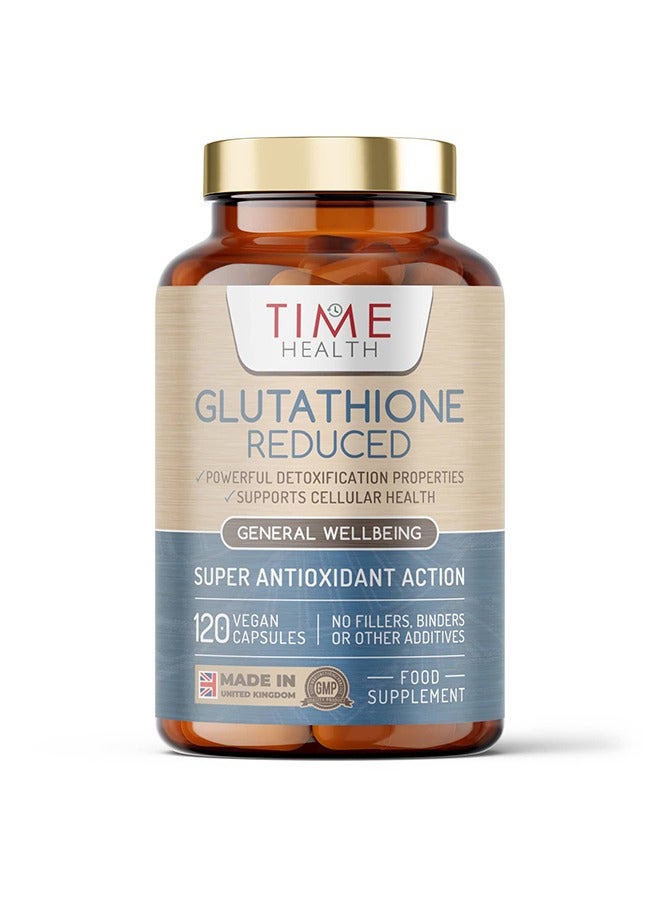 Time Health L-Glutathione Reduced – Super Antioxidant – 320mg Premium  Glutathione – 120 Capsules | Best Price Bahrain