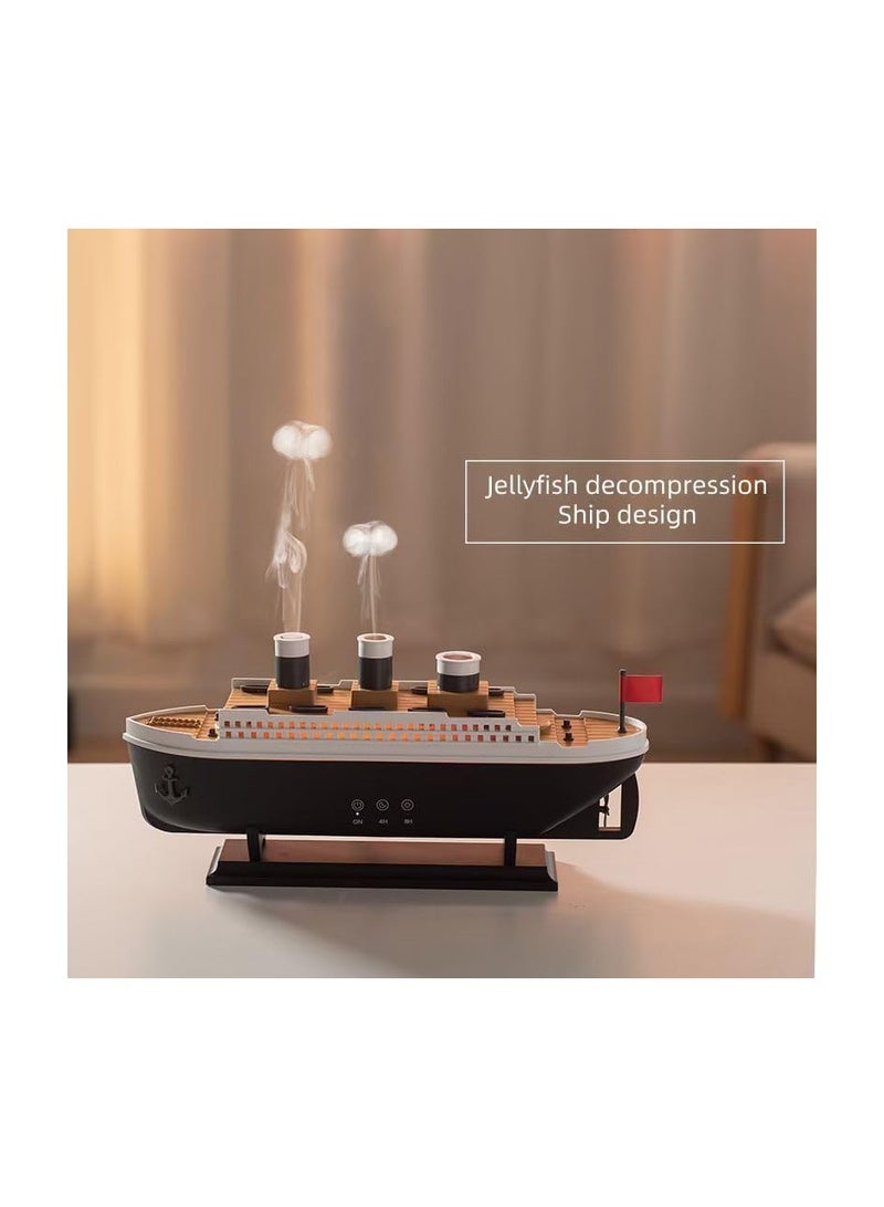 Jellyfish Aroma Diffuser 250ml Aromatherapy Humidifier Essential Oils Diffuser Wireless Remote Control Fountain Bedside Sleep Relaxation Mood Air Aromatherapy For Home Office and Bedroom Use MN299 - Image 4