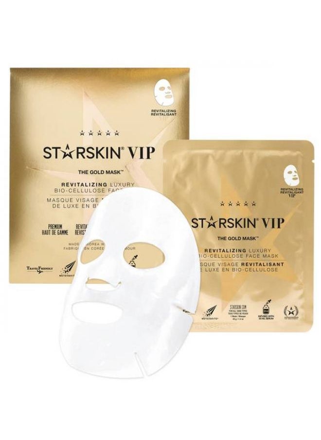 STARSKIN STARSKIN VIP The Gold Mask Revitalizing Luxury Bio-Cellulose Face Mask 