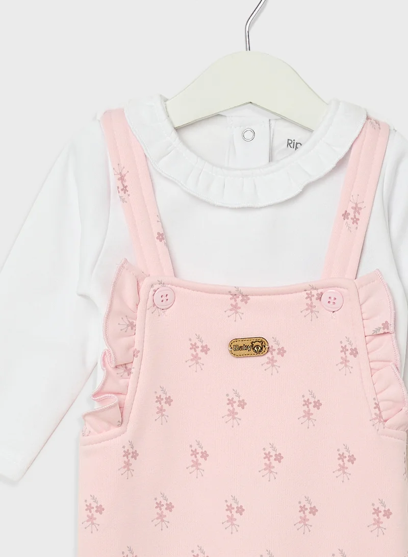Ripples Infants Girls Dungarees