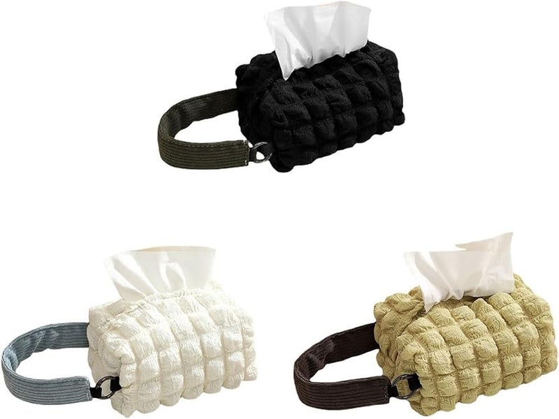 صندوق حامل مناديل ورقية ملون لحامل سطح السيارة ومنظم تخزين المنزل - Image 4