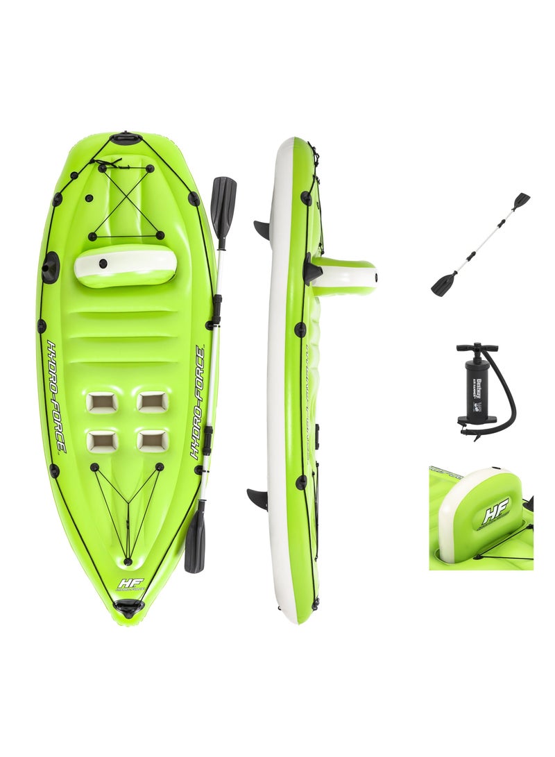 Bestway Bestway Hydro-Force Koracle Fishing Boat | Inflatable Kayak | Boat Set with Hand Pump, Paddle and Storage Bag | Water Adventure - Image 1