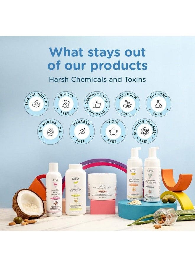 CITTA - ’S Tender Foaming Baby Wash With Coconut & Aloe Vera ; Soothe Dry Itchy Skin ; Natural Baby Body Wash For Bath ; Skin Friendly Ph ; Dermatologically Tested ; 0 10 Years ; 150Ml - Image 1