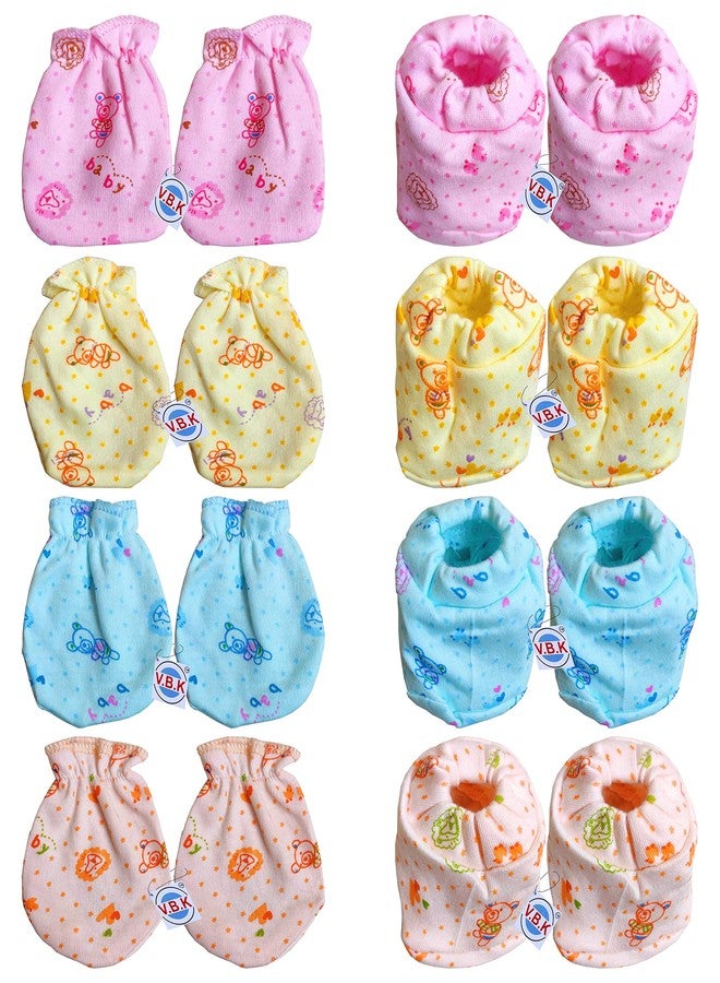 V.B.K Cotton Baby Cloth Set Combo Of 49 Items, 0 To 4 Months, Multi - Image 4