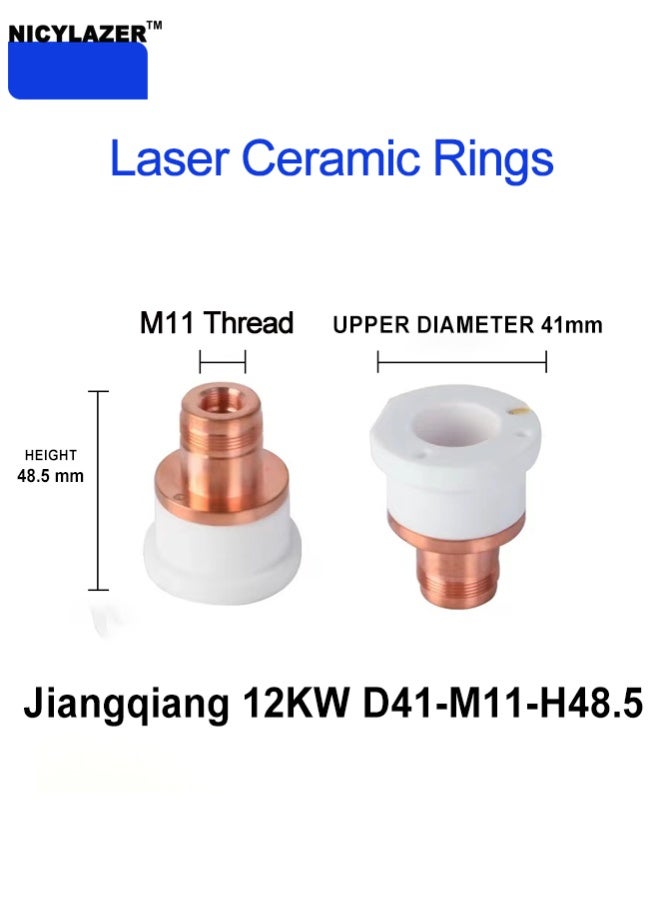 D41M11H48.5 Laser Ceramic Ring JQ12KW for High-Power Laser Cutting Machines - Image 1