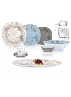 Luminarc Arcopyrex luminarc dinner set 46 piece - MERMEX WHITE 