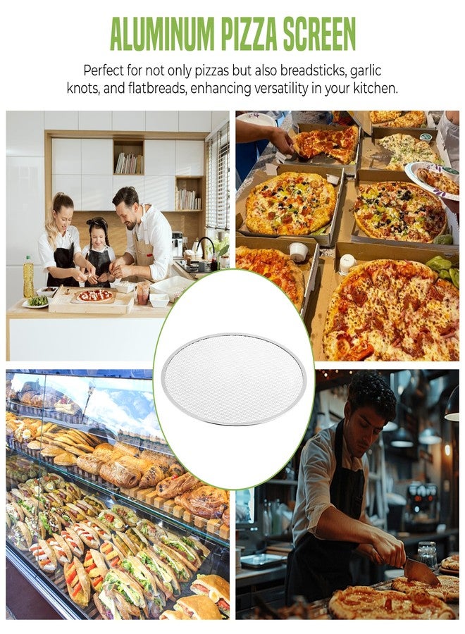 OCSParts OCS Parts 6-Pack 16-Inch Aluminum Pizza Screen | Commercial Grade Pizza Tray Screen for Home Cooking, Pizzerias and Restaurants - Image 5