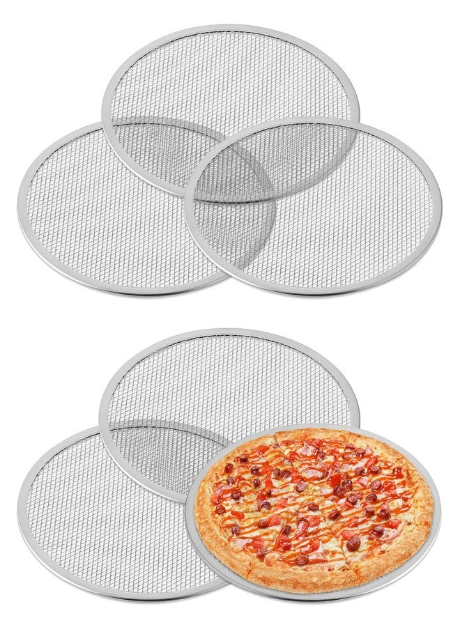 OCSParts OCS Parts 6-Pack 16-Inch Aluminum Pizza Screen | Commercial Grade Pizza Tray Screen for Home Cooking, Pizzerias and Restaurants - Image 1