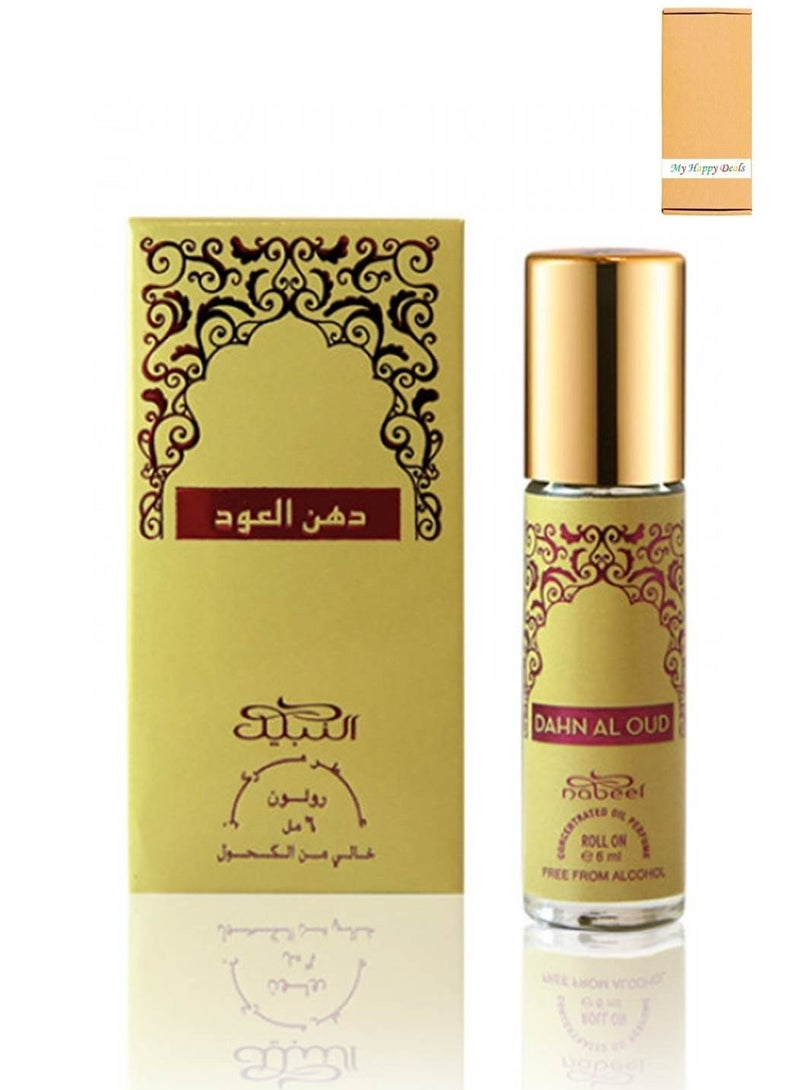 Nabeel Dahn Al Oud Alcohol Free Roll On Oil Perfume 6ML - Image 1