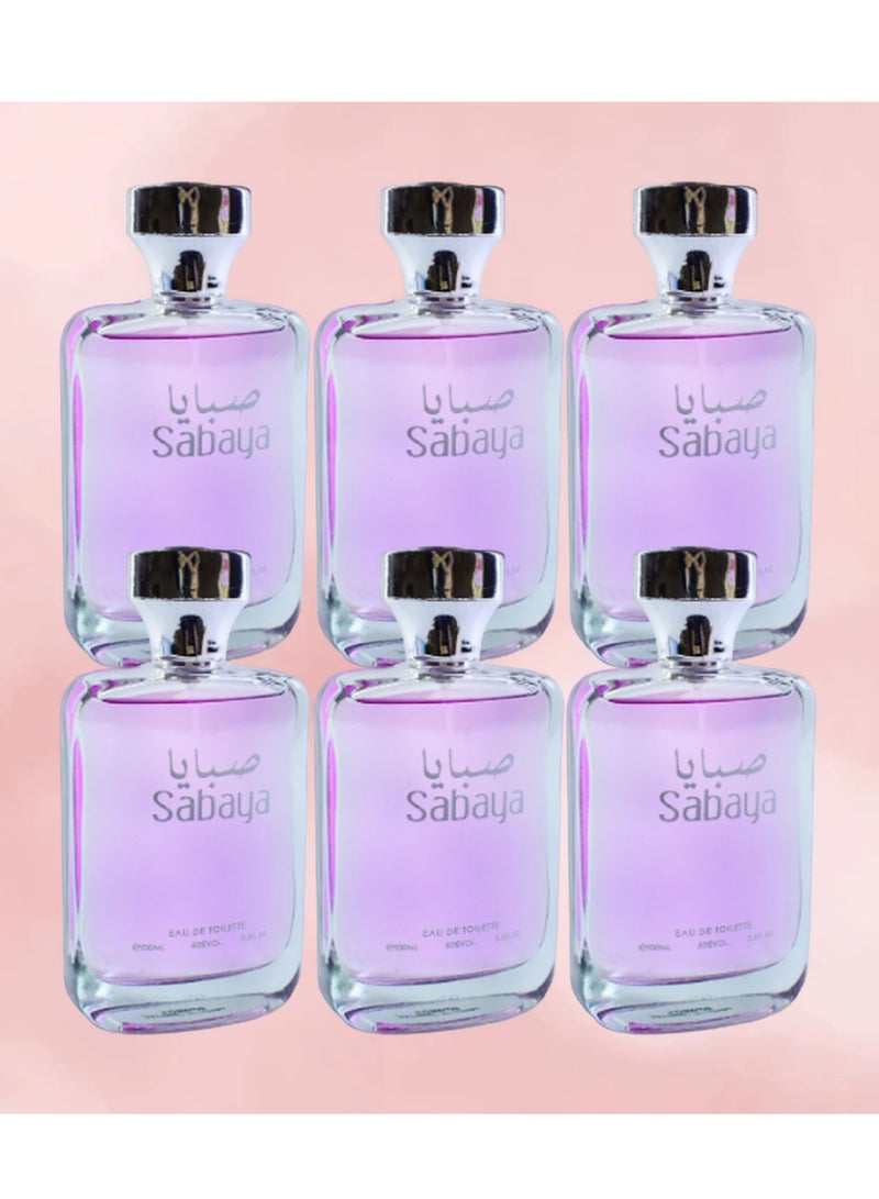 صبايا 6 قطع عطر صبايا 100 مل EDT - Image 1