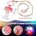 YOFOBU 48 PCS LED Pacificers LED Light Up Pacifiers Necklace Flashing Pacifiers Whistles LED Rave Pacifiers Glowing Pacificer Glow in The Dark Party Favors for HalloweenChristmasBirthday6 Random Colors - Image 4