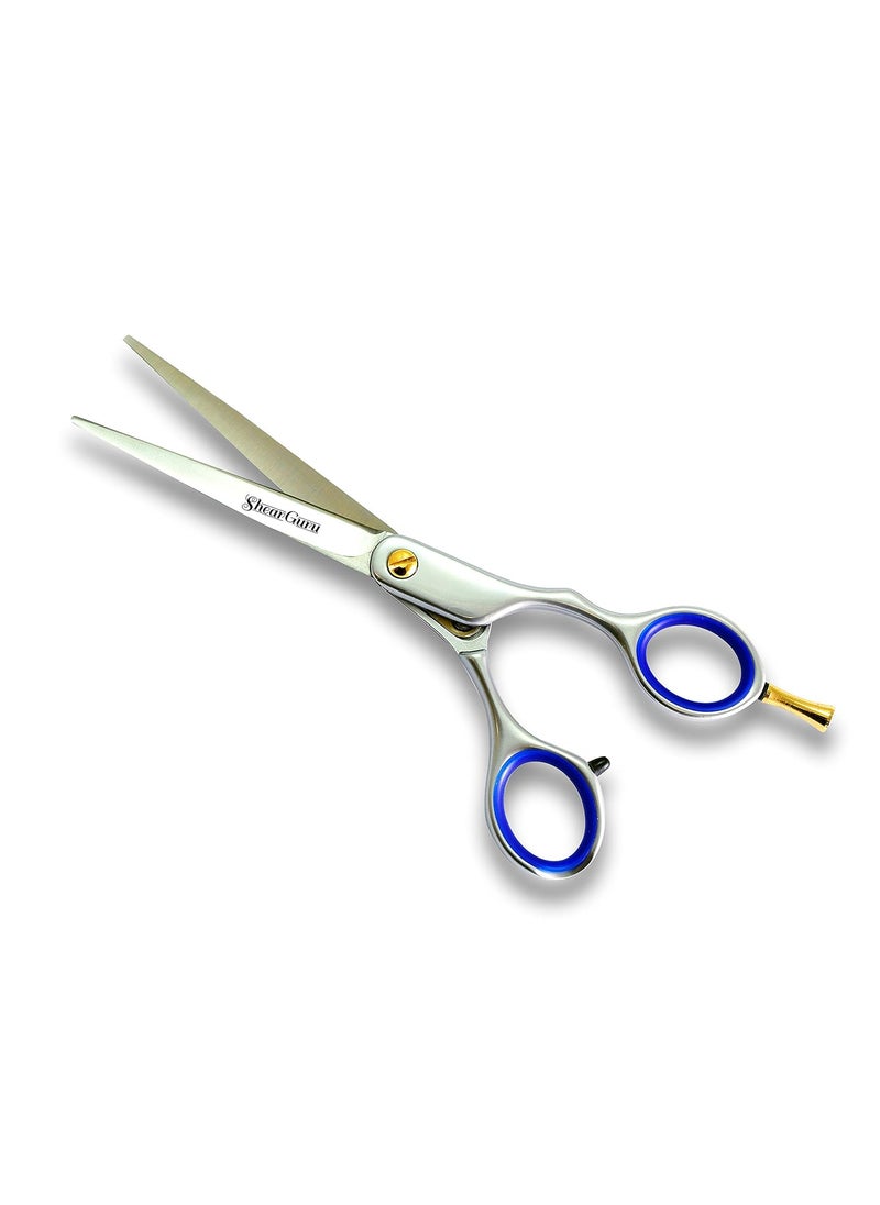 ShearGuru - Professional Barber Scissor Hair Cutting Set  1 Straight Edge Hair Scissor Shears By ShearGuru 6 - Image 1