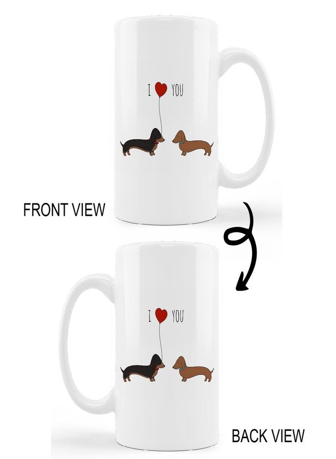 kunlisa Funny Dachshund Gifts for Women Coffee Mug,Dog Coffee Mug,Wiener Dog Gifts for Women - Image 2