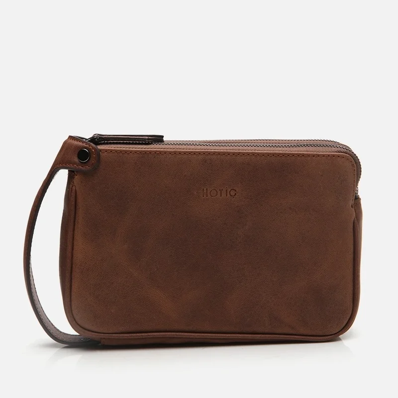Hotiç 04CAH298840A480 GENUINE Leather Brown Men's Bag