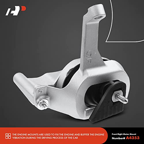 A-Premium 3PCS Engine Motor Mount and Torque Strut Mount Set Compatible with Nissan Altima 2007 2008 2009 2010 2011 2012 2013 L4 2.5L, DOHC - Image 4