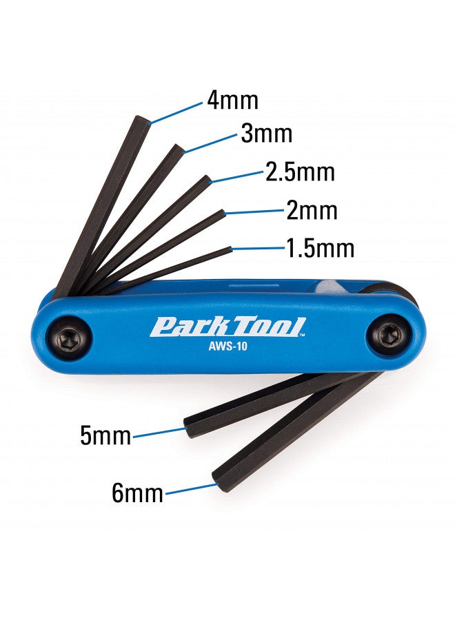 Park Tool مجموعة مفاتيح سداسية قابلة للطي من بارك تول AWS-10 - Image 3