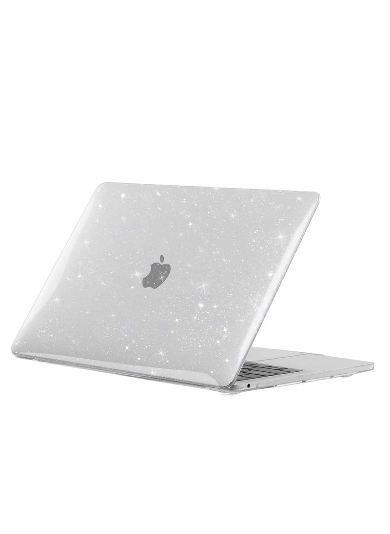 Generic - Compatible with MacBook Air 13 inch Case, Glitter Hard Case, with Retina Display Touch ID, Case + TPU Keyboard Cover + Screen Protector for 2022 2021-2018 M1 A2337 A2179 A1932 - Image 1