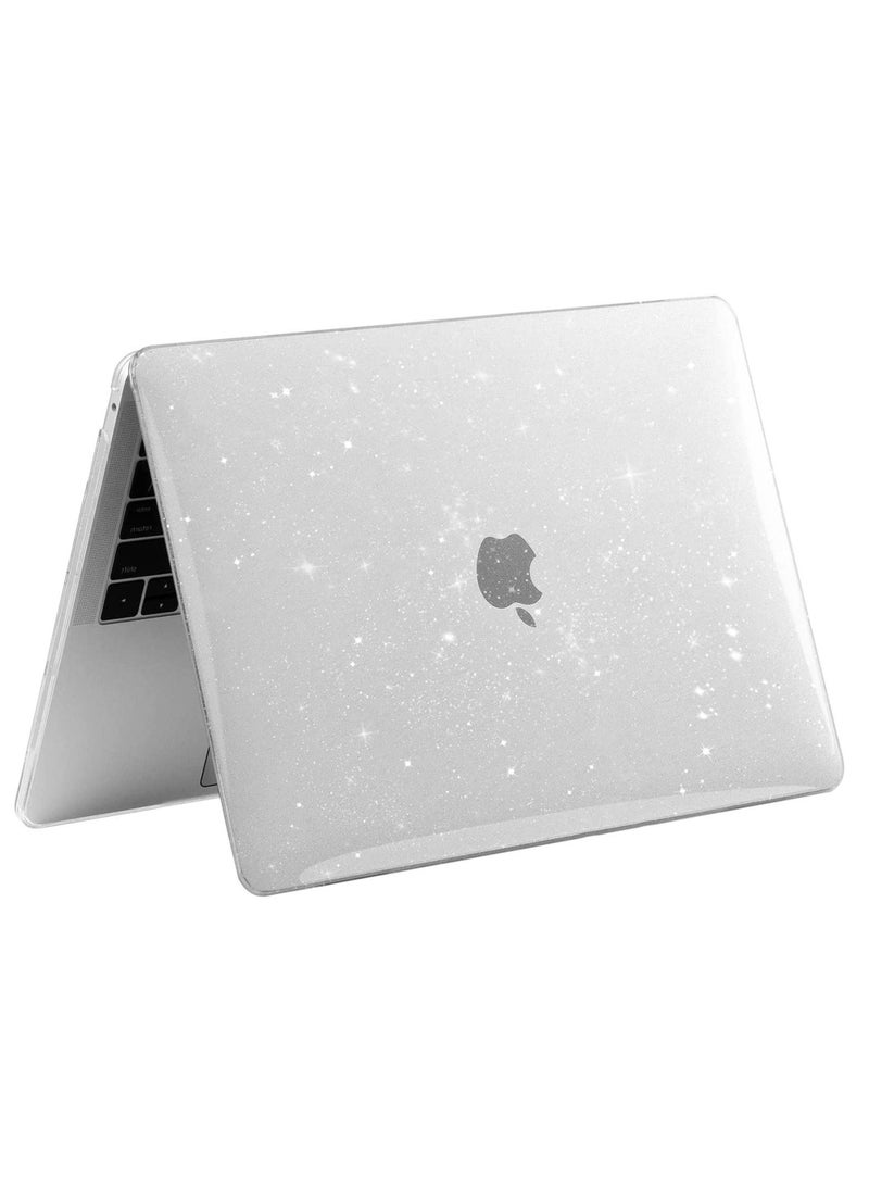 Generic - Compatible with MacBook Air 13 inch Case, Glitter Hard Case, with Retina Display Touch ID, Case + TPU Keyboard Cover + Screen Protector for 2022 2021-2018 M1 A2337 A2179 A1932 - Image 1
